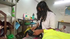 Big Ass Nurse Lets Her Patient Cum in Her Ass When the Doctor Leaves- Pinki Didi