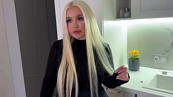 The young landlady in stockings hasn&#039_t had sex in a long time. I have to fuck her or give her the money.
