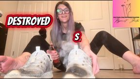 6’7 Goddess TORCHES & CUTS Tiny Size 7 Sneakers | Total Wreckage