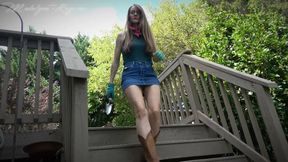 Madalynn wants to drive you to the movies SD: Pedal Pumping, Revving & Driving