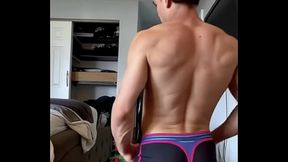 Tights and Thong Stretch AI Workout Dreams Tight Lean Stretching for Your Pleasure