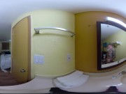 VR Inked Daddy Bear Solo - Cock massage, Prostate massage and Piss