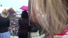 Pornocasting Auf Dem Oktoberfest Mit Franzi - Public Blasen Mit Spermawalk - Teaser Video