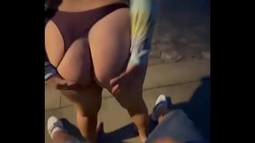 La Paisa Fucking in Public in front of Pegasus!