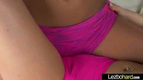 Lovely Cute Girls (Stacey Levine &amp_ Amara Romani) In Lesbian Sex Tape Action video-26