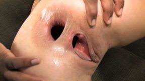 Alysa Takes Two BBC In Her Ass