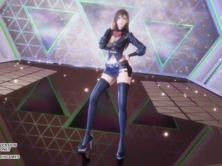MMD CHUNG HA - Algorithm Tifa Hot Kpop Dance Final Fantasy Uncensored 4K 60FPS