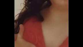 Showing of my fake boobs