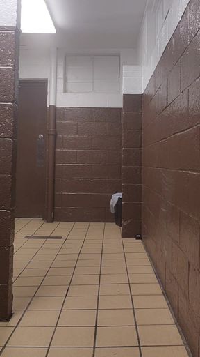 Key moment from "Playing inside and outside around a public bathroom"