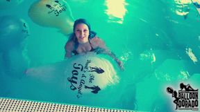 Mine and the under water Longneck Balloons 4K UHD Version