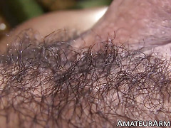 Horny Cesar Xes play with his sticky pre cum them masturbation