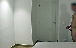 Dick flash! i surprise the hotel room service cleaner and she says yes to giving me a bj