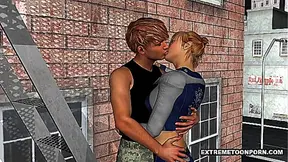 Anime Goddess Enjoys Wild Forest Encounter in Hot 3D Lesbian Romance