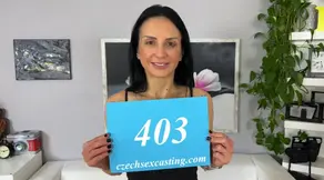 Sexy Latina makes guy very hard in casting