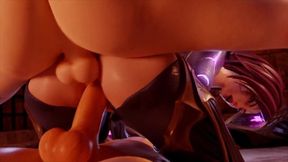 KDA Kaisa Slammed In Both OF Her Tight Holes