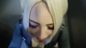Unexpected Encounter: Intense Public Moment in the Elevator with a Roommate - POV Action!