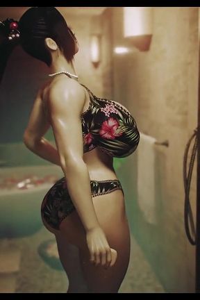 Lulu Bikini Special Shower