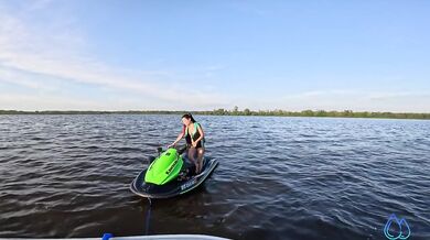 Stranded Jetski Slut Begs For Help, Gets Creampied By Her 'Hero'