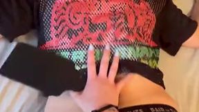 Alt girl domme straps on and fucks POV submissive