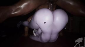Madruga3d Big-booty Slut Craving Massive Black Cocks Gets Intensely Fucked in Hardcore, Dirty Sex with Tight Pussy Gaped