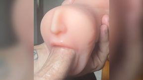 Giving My Man Masturbation Encouragement While He Plays With New Fleshlight I Bought Him