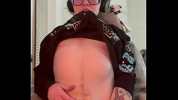 FTM Plays with his boypussy