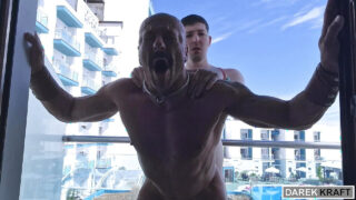 Blowjob, barback – amatør tatoverede britiske bøsser med kæmpe pikke analt knepper