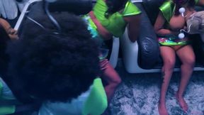 hottest intergalactic lesbian fivesome candace von, jordyn falls, lyric sky, mz. dani, and yum the boss