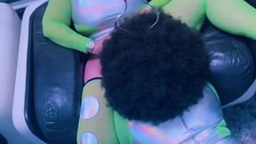 hottest intergalactic lesbian fivesome candace von, jordyn falls, lyric sky, mz. dani, and yum the boss