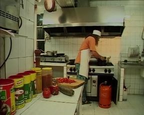 The Busty Beach Mouse Wants to Fuck the Hotel Chef on Vacation. the Tits Bang Through the Kitchen