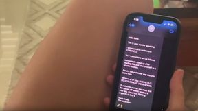 A text from a stranger - sock fetish