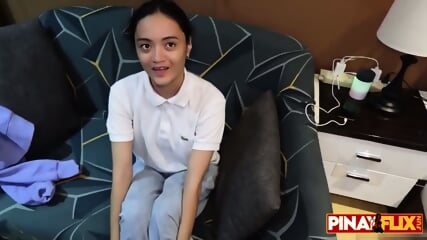 Petite Filipino cutie with a smile like a blooming rose is having WBC for the first time.