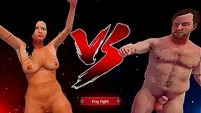 Ethan vs. Aurora (Naked Fighter 3D)