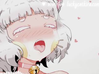Erotic ASMR Cat Cutie Gives YOU Breathy Kisses, Ear Licks, and Moans