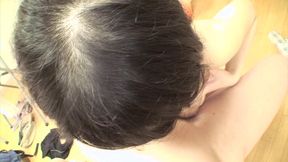 Japanese lady picked up and creampied