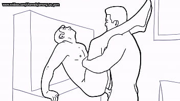 Black And white animated gay porn part 4