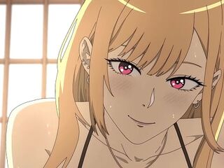 (My Suit up Darling) Relaxing time with Marin Kitagawa - Comics animation