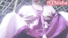 Solo girl masturbate by fingers