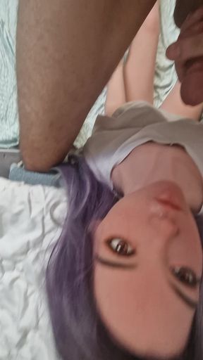 Intense blowjob from my sex doll !