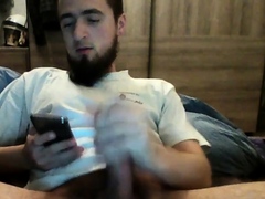 Guy didn't stroke his dick for a long time