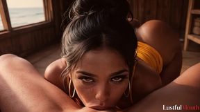 the girl with those incredible eyes turns out to have an incredible mouth, too, because i ve never had such a tender blowjob before [ai]