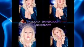 Marlboro Red 100s - hard barking Smokercough - Nicotinsaliva