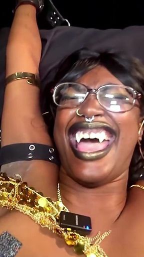 Reality Vampire Tickling Aki Kim & Jay Begs Mercy 2x at Exxxotica While Gang Tickled