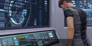Stranded in Space - Holding Hands with Asian Scientist MILF