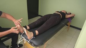 Our new model Michikko gets the tickle treatment (full body camera remastered)
