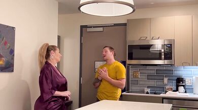 Stepmom gets pounded till she wiggles and jiggles to make a son cum hard