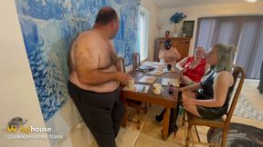Part 1:- Lanista Bear Gives Melanie a Caning While Showing Mistres Red Ruby How to Do It.