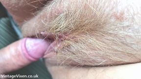 Cheating Slut Wife Permits Tiny Penis Cuck Husband to Fuck her Hairy Cunt While She Messages Lover for Real Sex