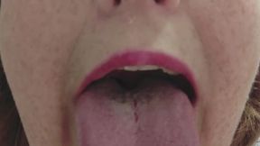 Full Face Tease: Wet Tongue Play & Close-Up Sensory Sounds