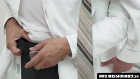 BoyMissionary.com - Passionate bareback sex with a mature elder and a young, devoted